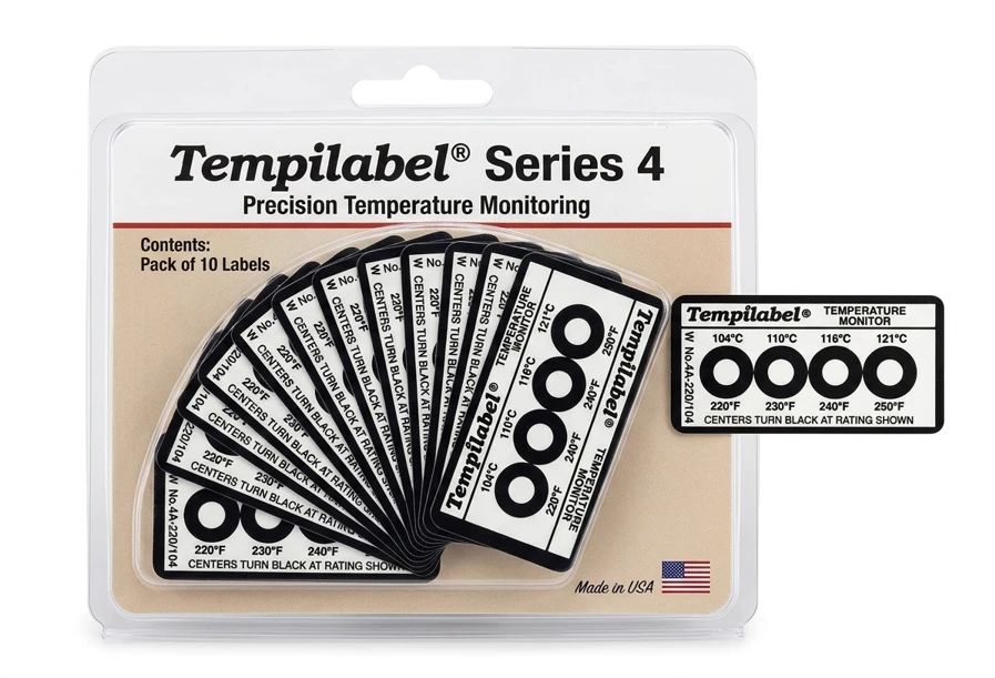 Tempilabel® Series 4 đóng gói 10 nhãn/gói