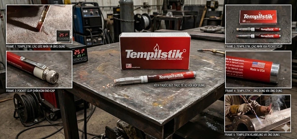 Tempilstik® Trong Nhà Máy Nhiệt Điện: Kiểm Soát Nhiệt Độ Hàn P91 và PWHT